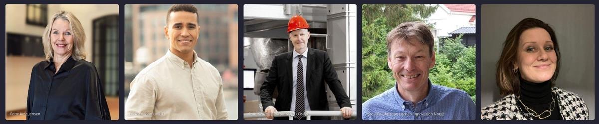 Collage av flere portrettbilder av mennesker - Klikk for stort bilde